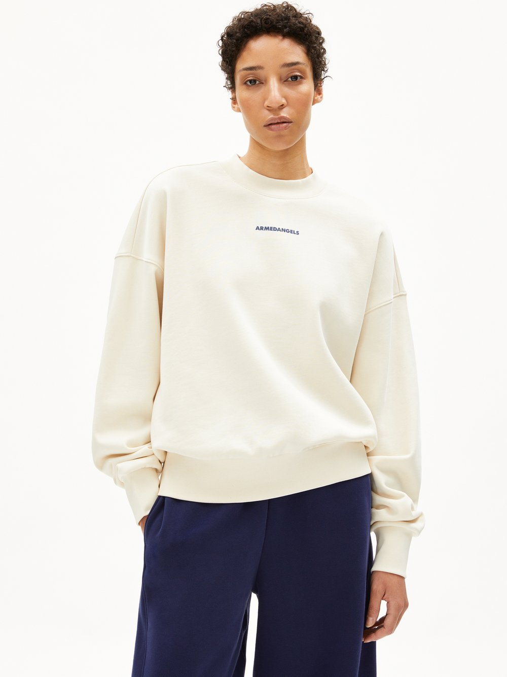 ARMEDANGELS Bluza damska - Alizaa Chaange Kobiety Bawełna biały, S