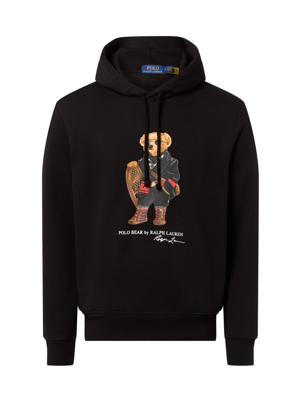 Polo Ralph Lauren Męski sweter z kapturem Mężczyźni czarny, S