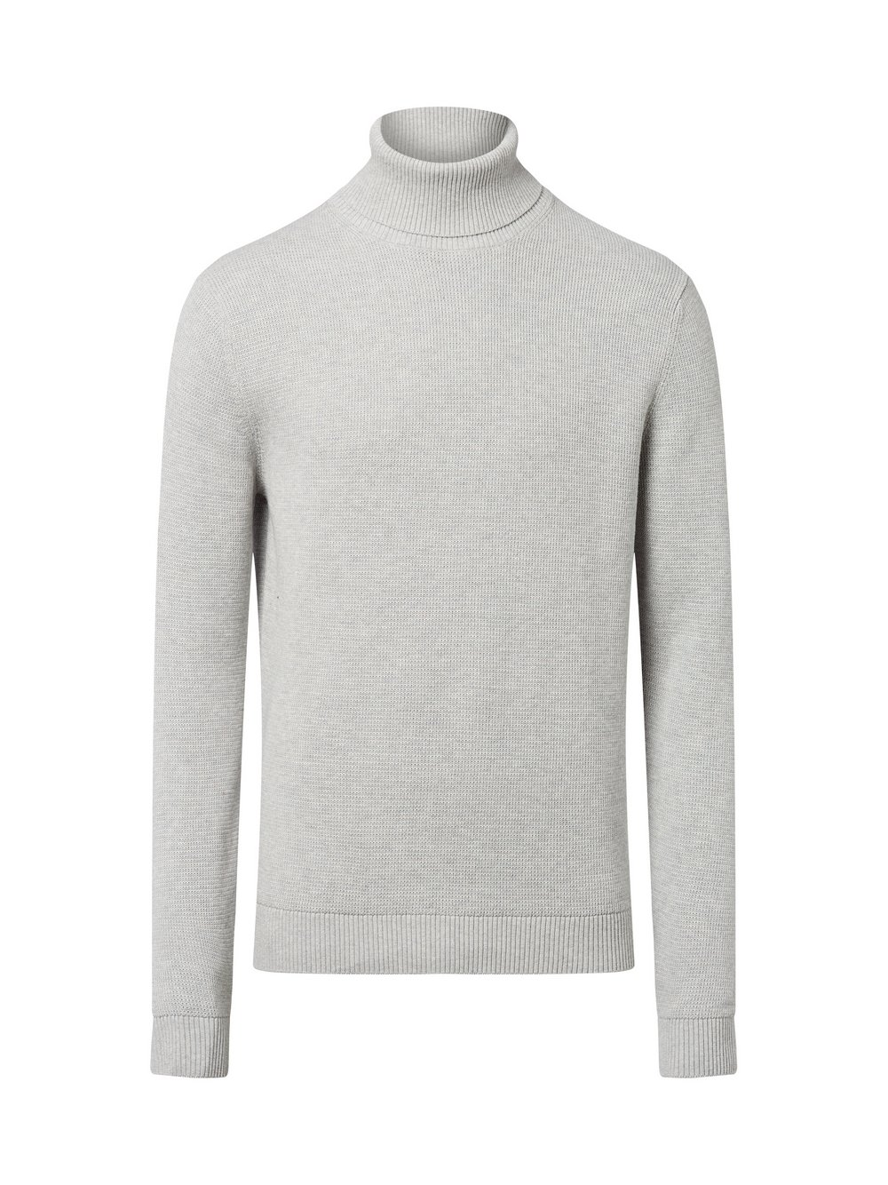 Selected Męski sweter z dzianiny - SLHDane Mężczyźni Bawełna szary, XXL