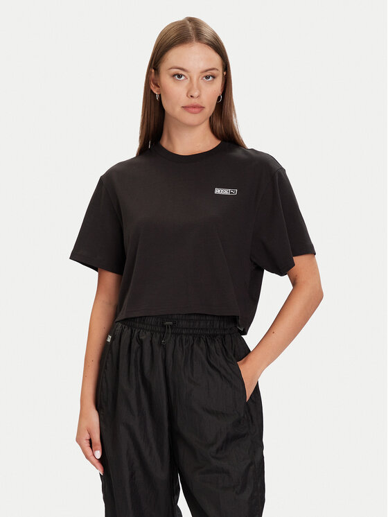 Puma T-Shirt PUMA X ROSÉ 633806 01 Czarny Relaxed Fit