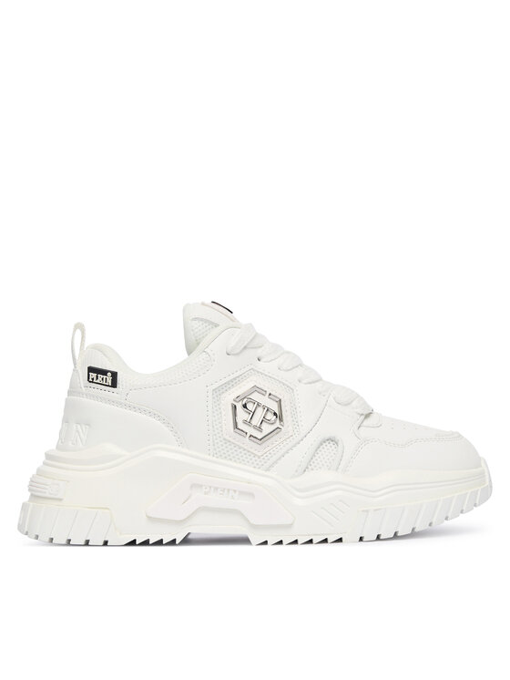 PHILIPP PLEIN Sneakersy New Predator FAES USC0837 PTE003N Biały