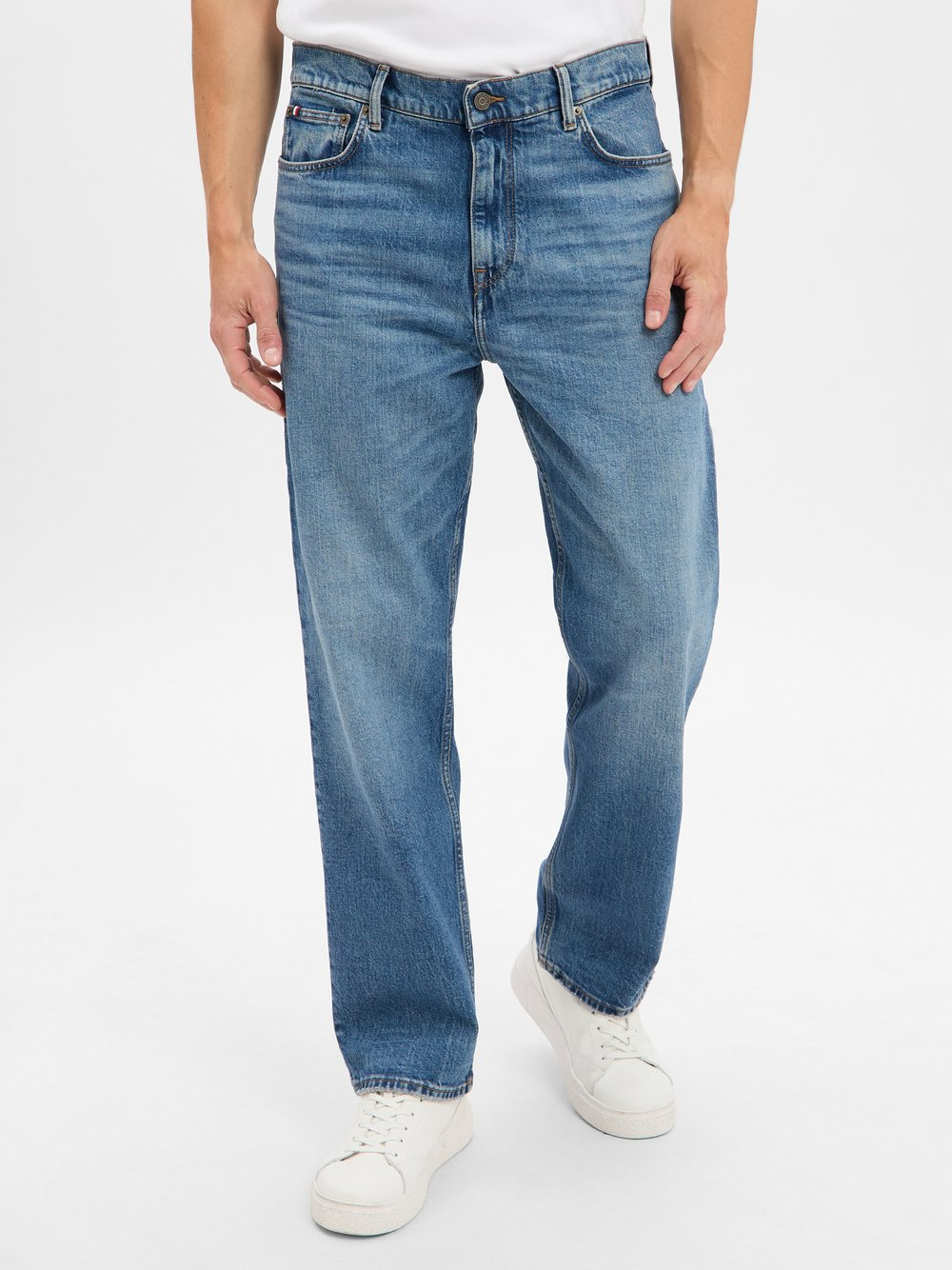 Tommy Hilfiger Dżinsy - River Mężczyźni Bawełna niebieski, 36-32