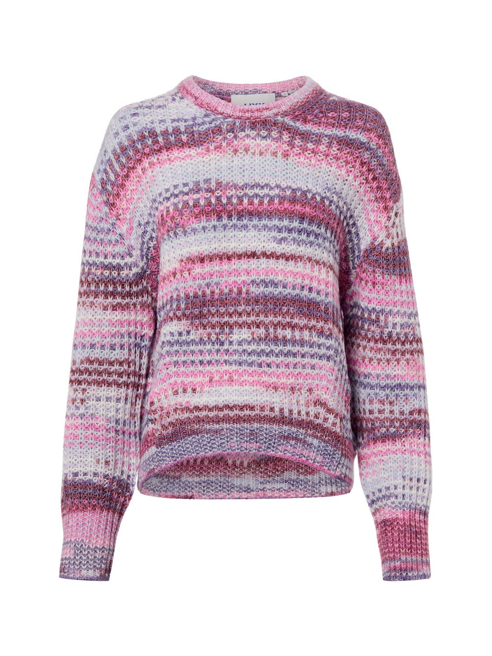 JJXX Damski sweter z dzianiny - JXSimone Kobiety Sztuczne włókno lila|wyrazisty róż|wielokolorowy, L