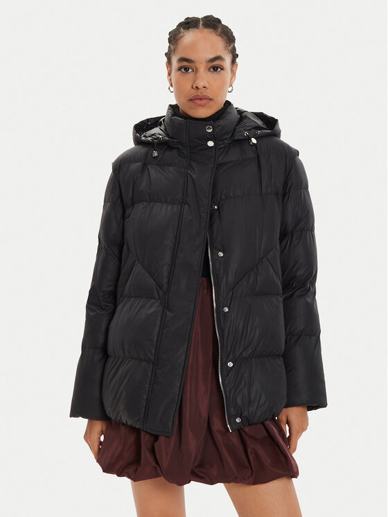 Patrizia Pepe Kurtka zimowa 8O0143/A451-K103 Czarny Regular Fit