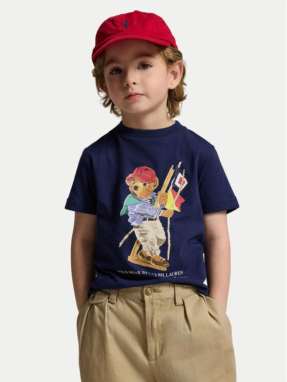 Polo Ralph Lauren T-Shirt 322A12428001 Granatowy Regular Fit