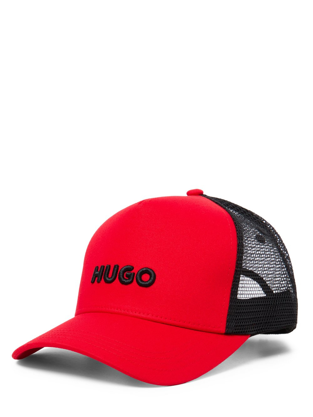 HUGO Czapka męska - Marsel Trucker Mężczyźni czerwony, ONE SIZE