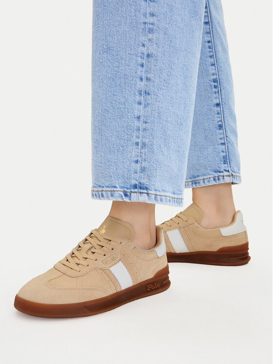 Polo Ralph Lauren Sneakersy 804956688002 Beżowy