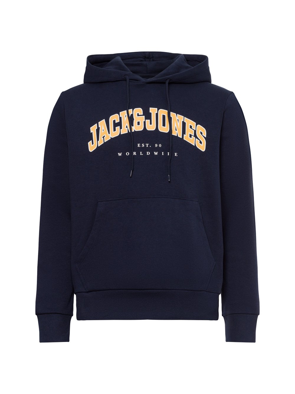 Jack & Jones Męski sweter z kapturem - JJEcaleb Mężczyźni niebieski, XXL