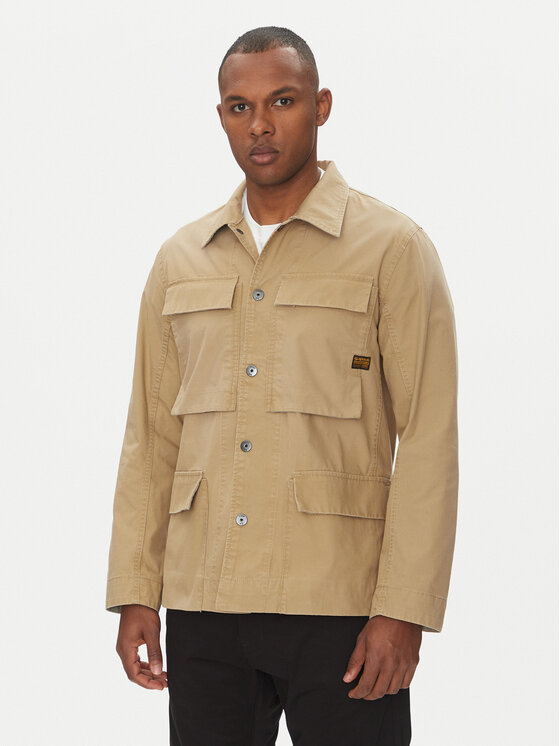 G-Star Raw Kurtka przejściowa 4 Pkt Overshirt D26429-D387 Granatowy Slim Fit