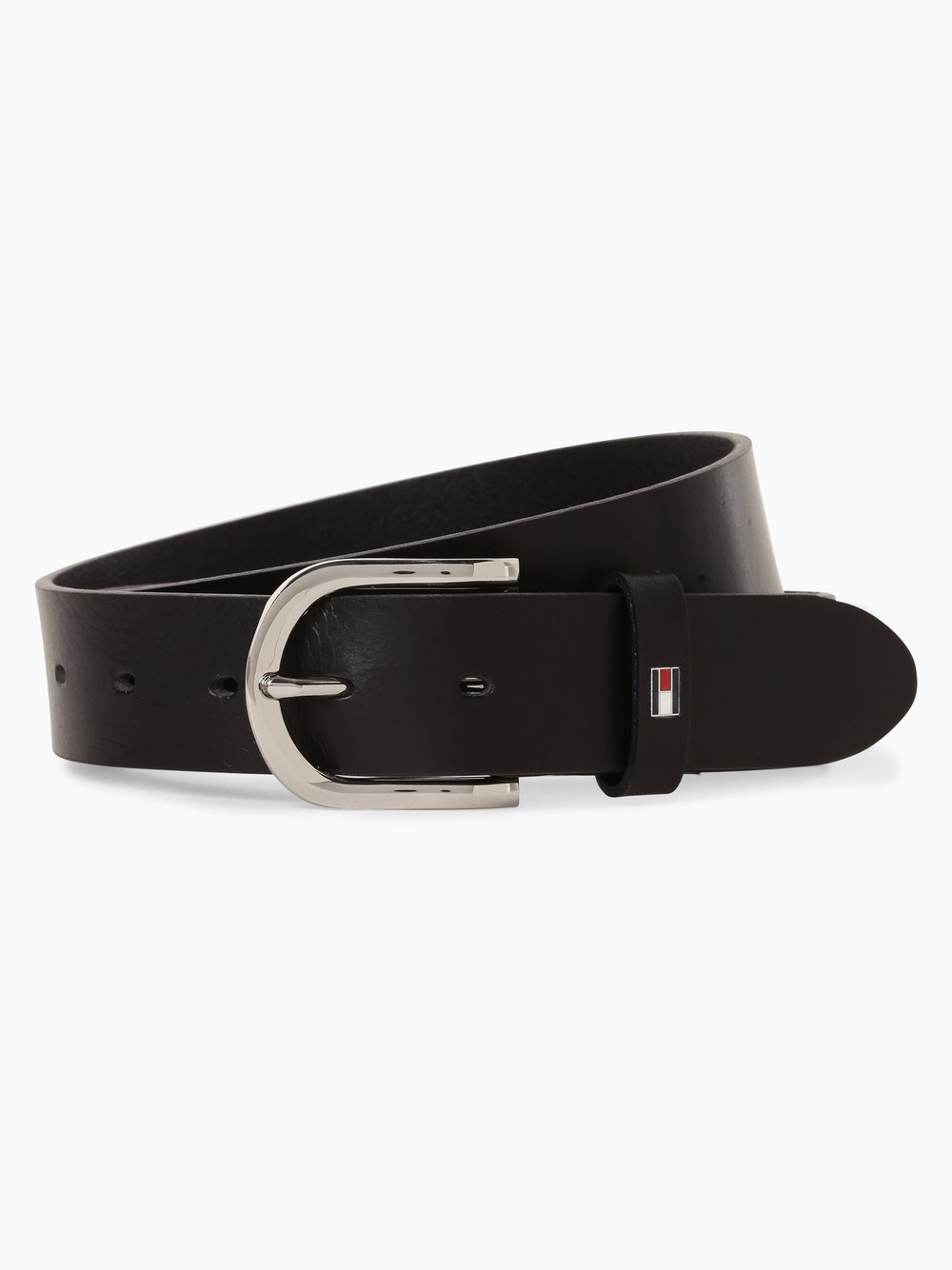 Tommy Hilfiger Damski pasek skórzany Kobiety skóra niebieski, 80