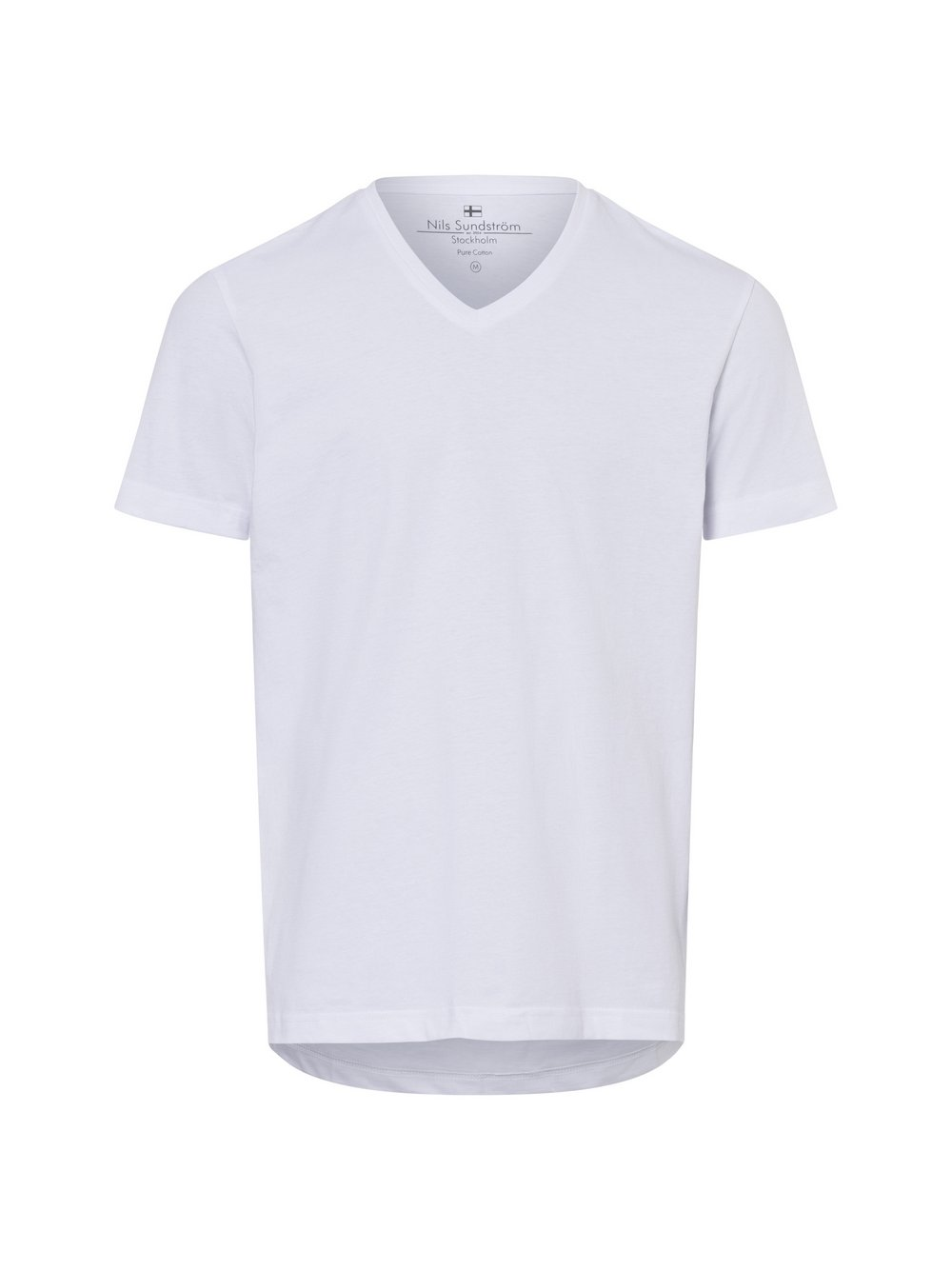 Nils Sundström T-shirt męski Mężczyźni Dżersej biały, XL