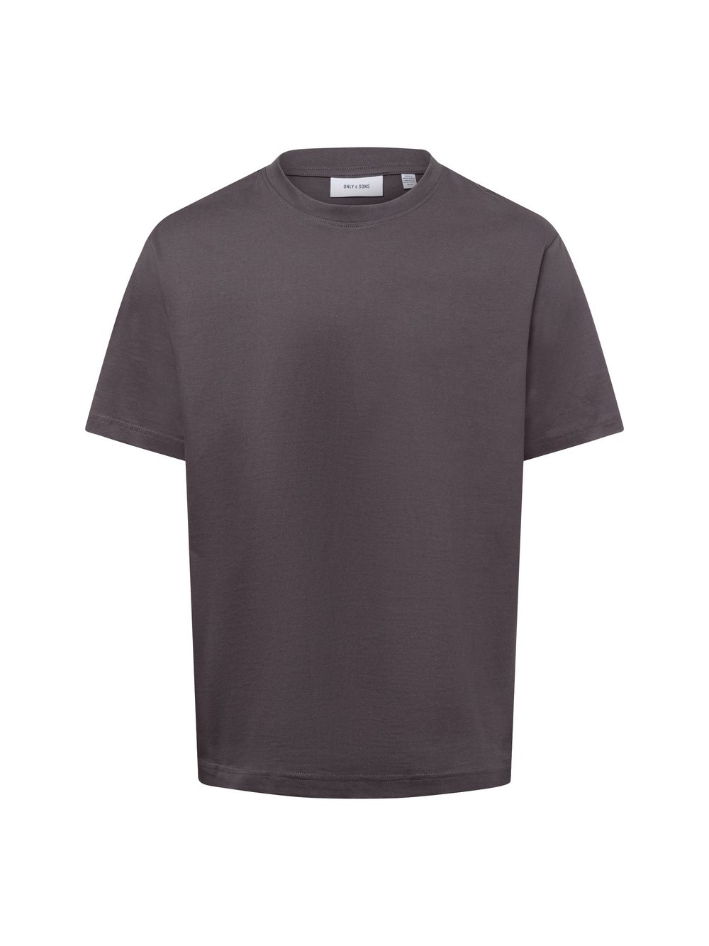 Only&Sons Koszulka męska - ONSFred Life Mężczyźni Bawełna szary, L
