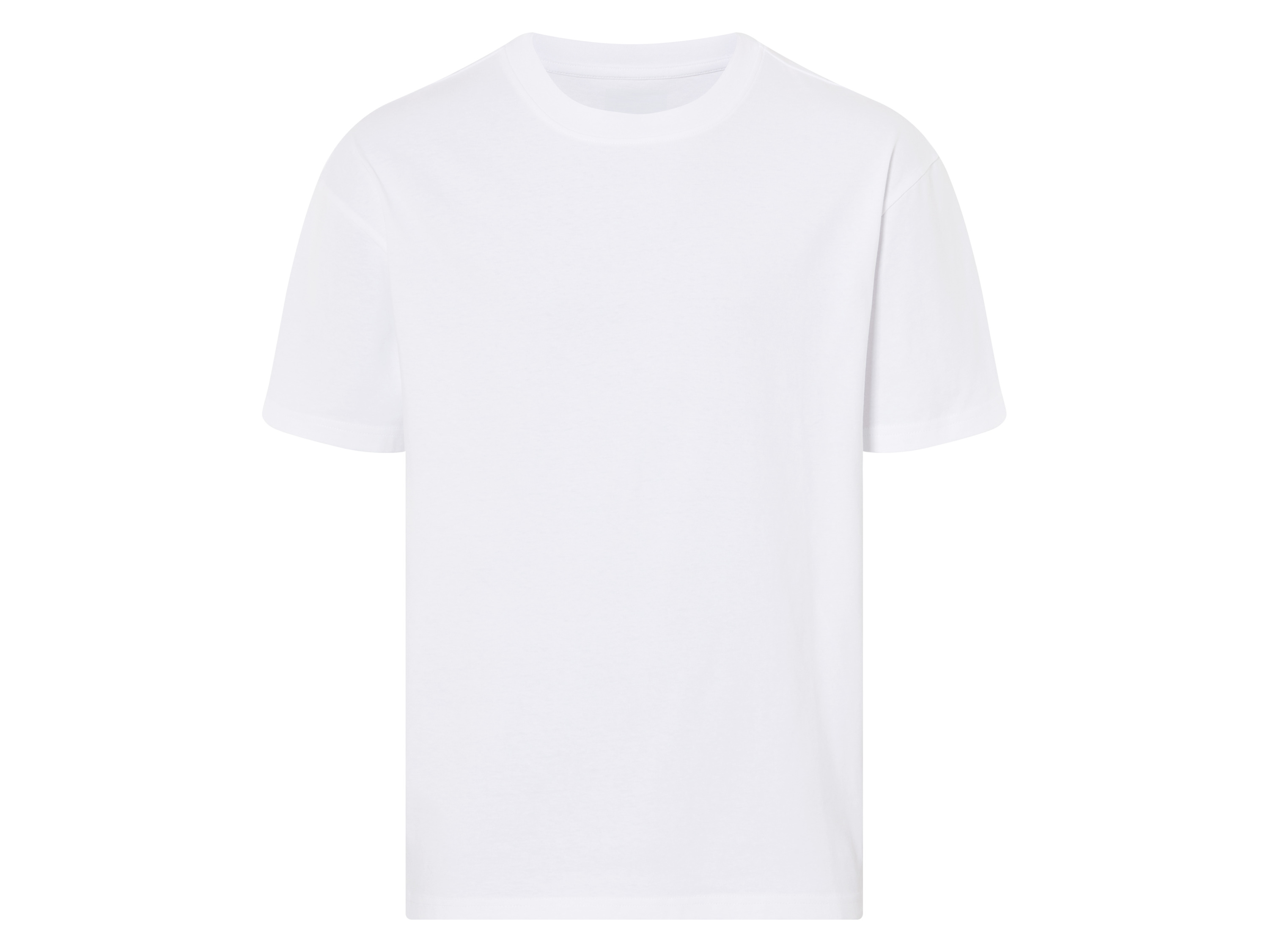 LIVERGY® T-shirt oversize męski z bawełny (Biały, L (52/54))