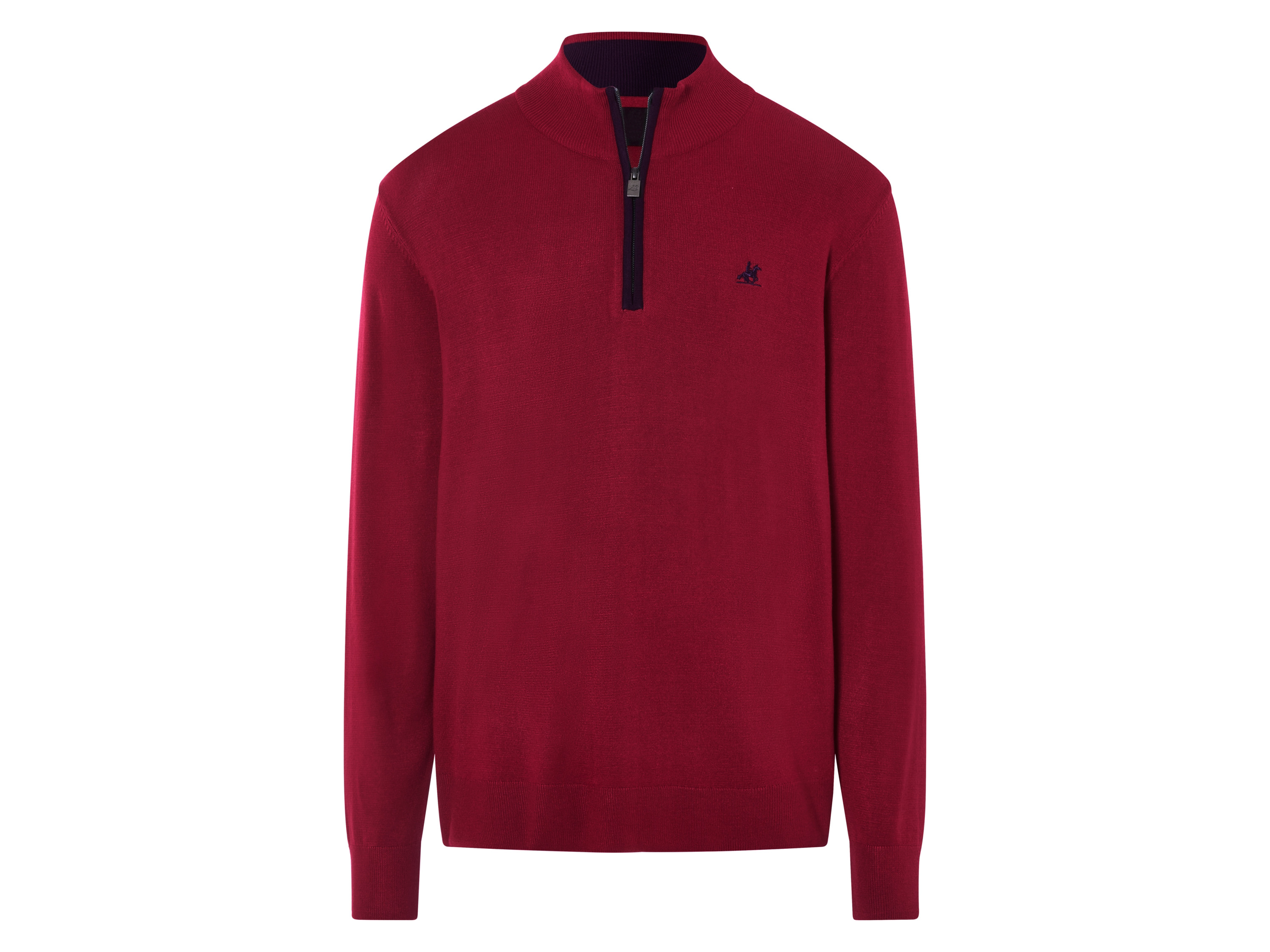 LIVERGY® Sweter męski z wiskozą U.S. GRAND POLO (Czerwony, XL (56/58))
