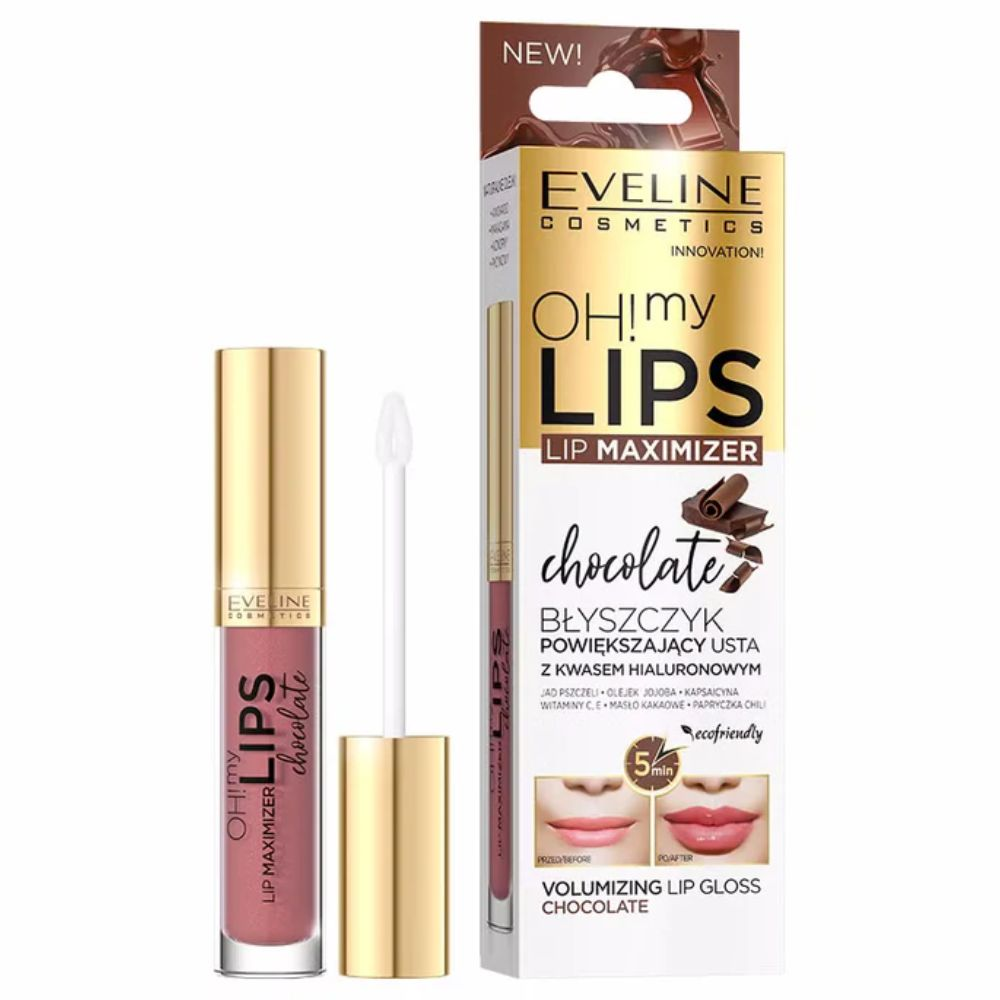 Eveline błyszczyk OH MY LIPS LIP CZEKO 4,5ml