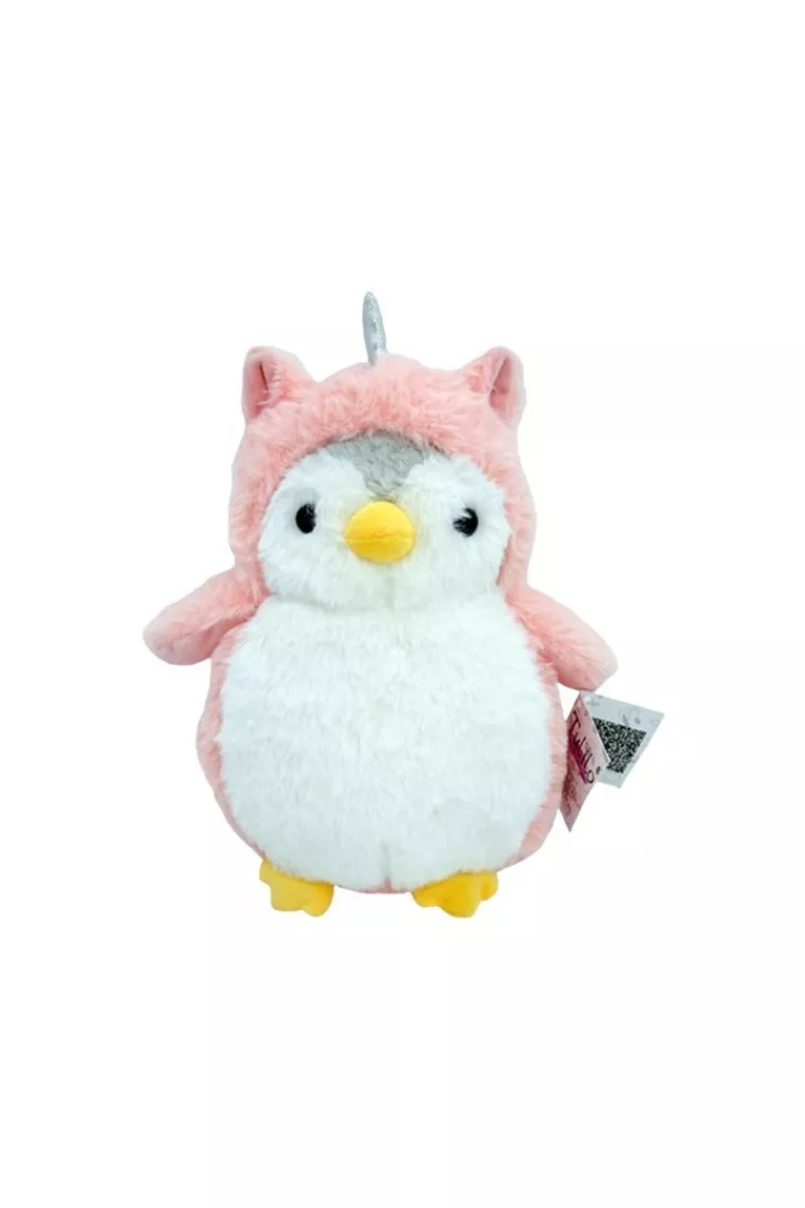 Pingwin Romek różowy 20cm
