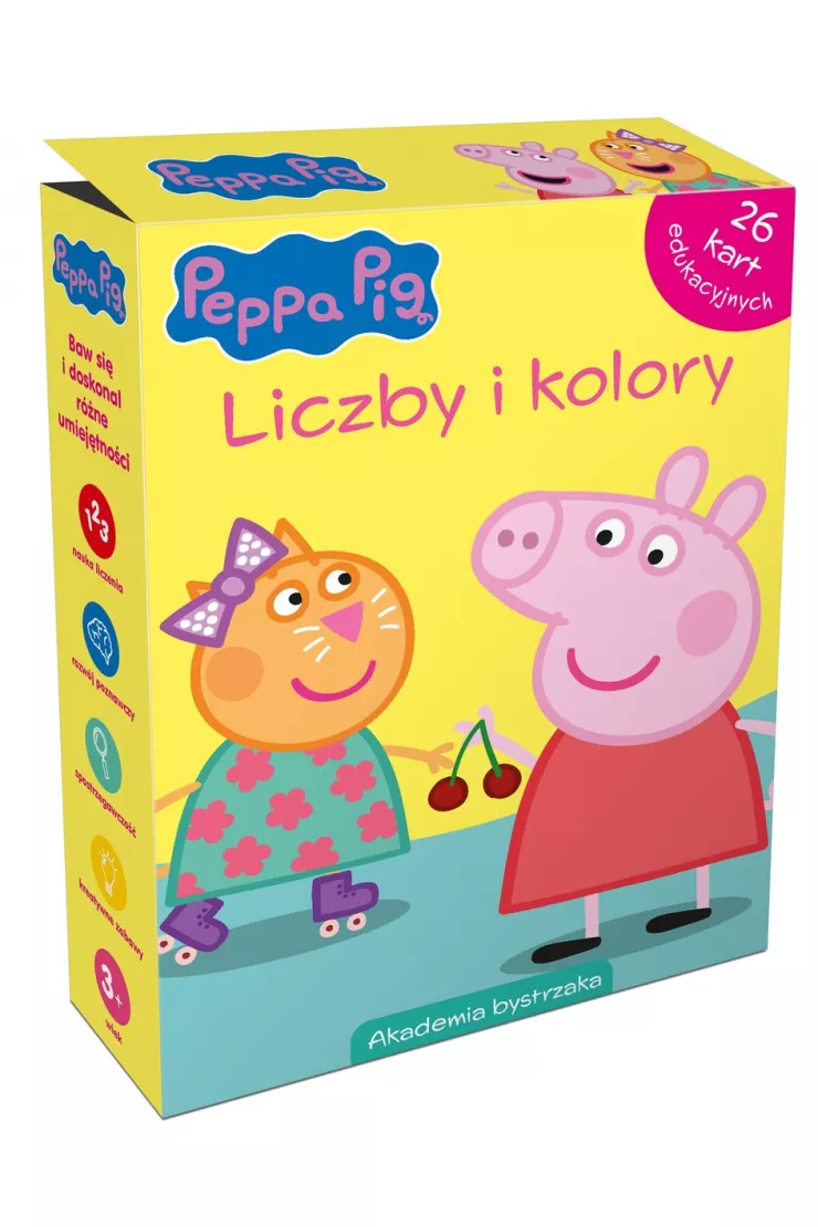 Świnka Peppa. 123. Karty edukacyjne w pudełku