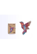 Puzzle drewniane eko 120 el. Delikatny koliber A3