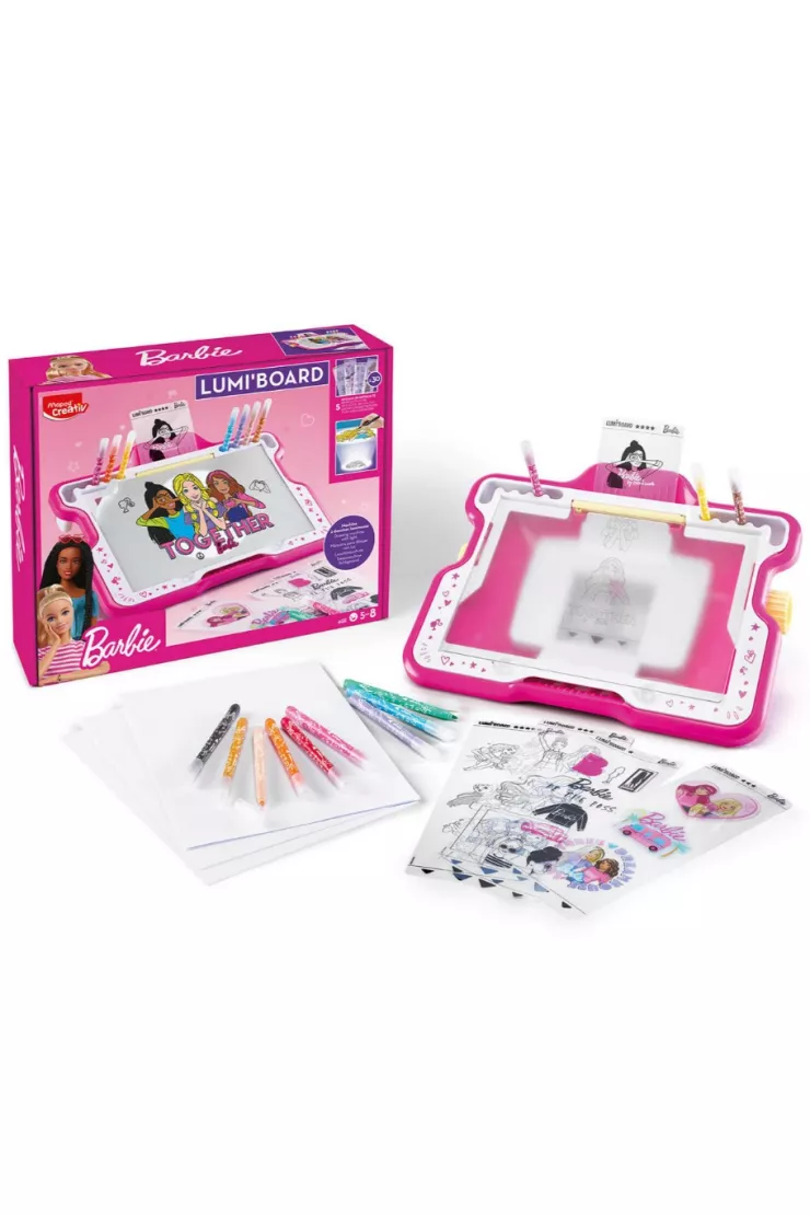 Podświetlana tablica Lumi Board Barbie MAPED