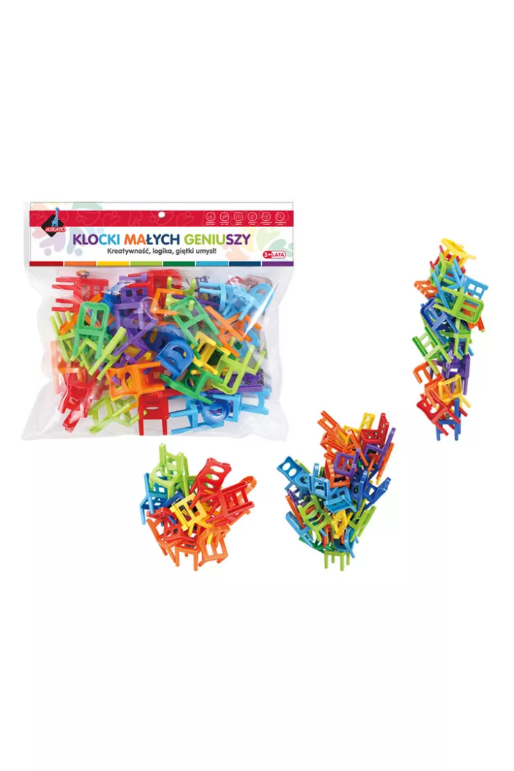 Klocki - puzzle krzesełka
