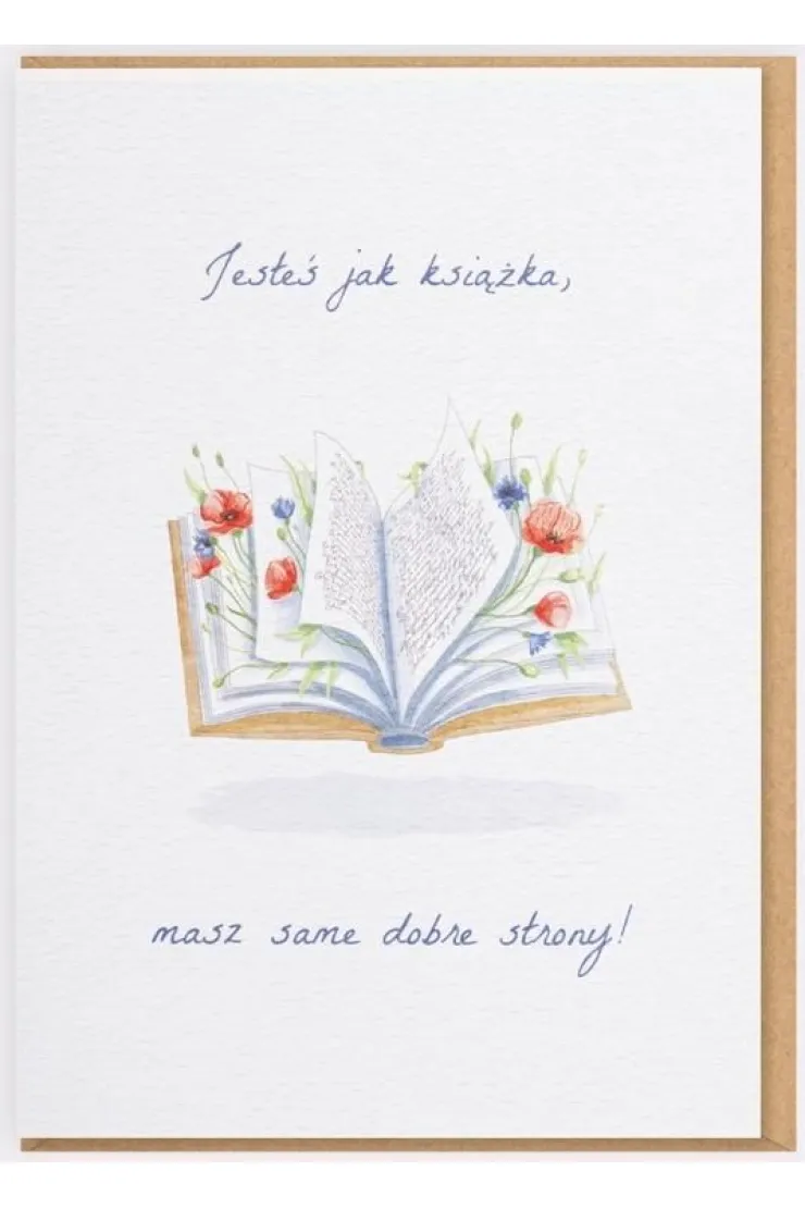 Kartka Jesteś jak książka