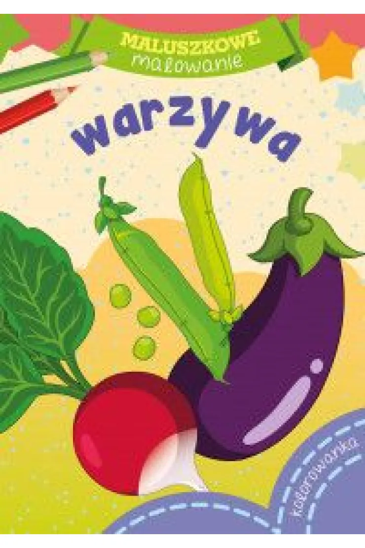 Malowanka A5 Maluszkowe malowanie. Warzywa SKRZAT 159871 miniaturka