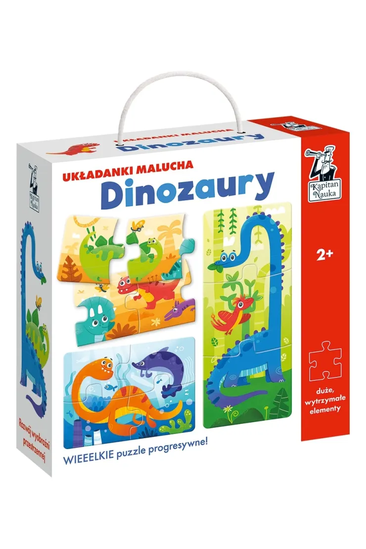 Kapitan Nauka. Układanki malucha. Dinozaury