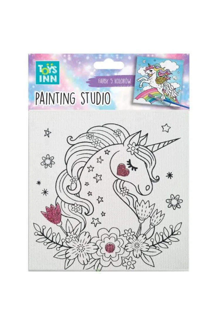 Zestaw do malowania Canvas Unicorn Flowers