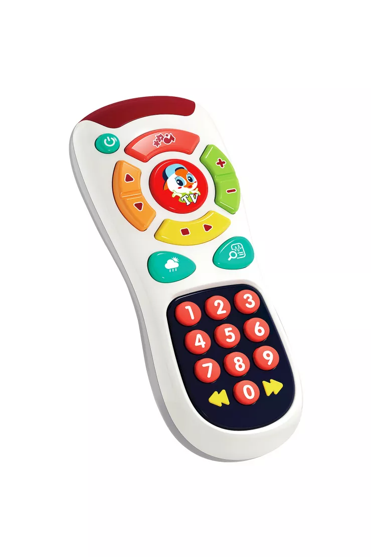 Pilot TV z muzyką i światłem