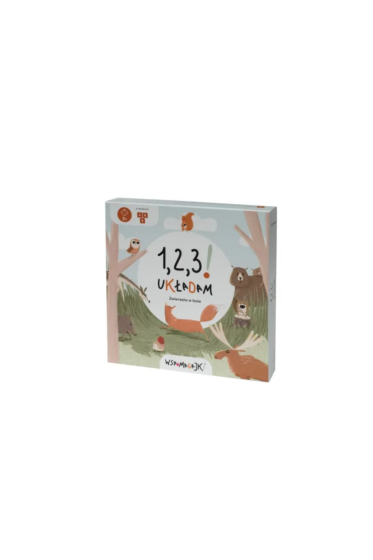 Wspomagajki 1,2,3! Układam Zwierzęta w lesie