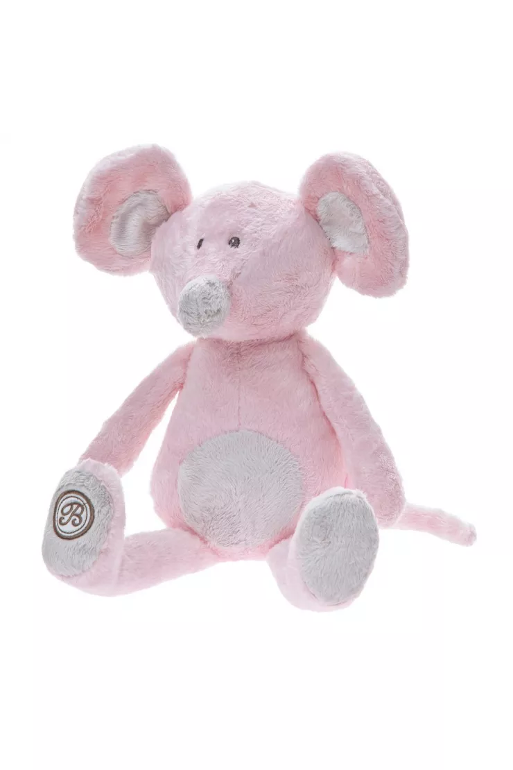 Pluszak Myszka Lena różowa 25cm