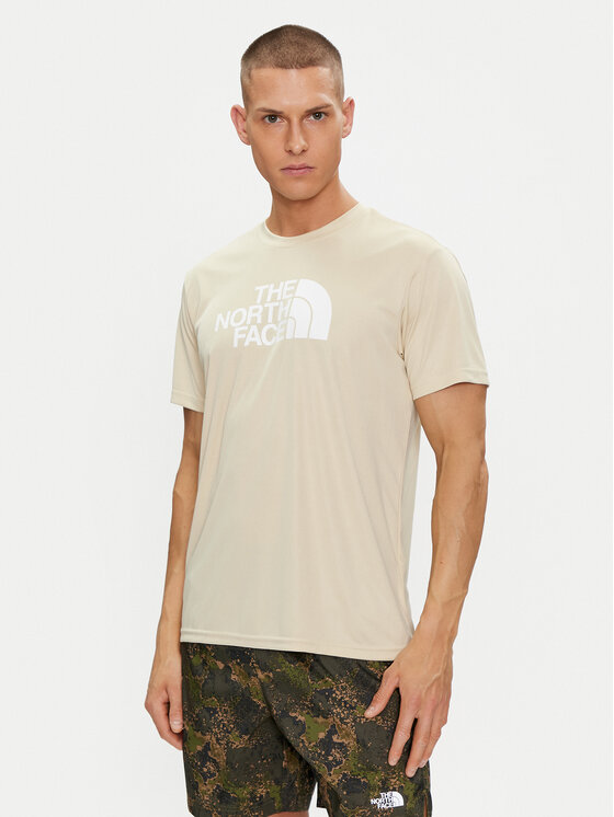 The North Face Koszulka techniczna Reaxion Easy NF0A4CDV Beżowy Regular Fit