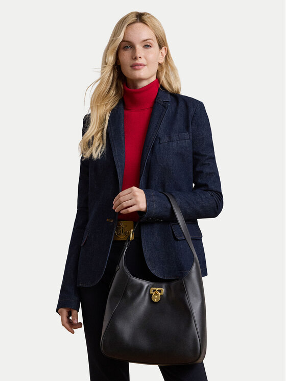 LAUREN RALPH LAUREN Torebka Large Tanner Shoulder Bag 431956790002 Czarny