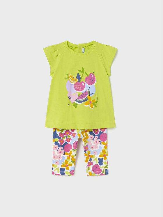 Mayoral Komplet t-shirt i legginsy 1782 Kolorowy