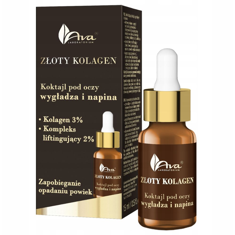 AVA Złoty Kolagen koktajl pod oczy 15 ml