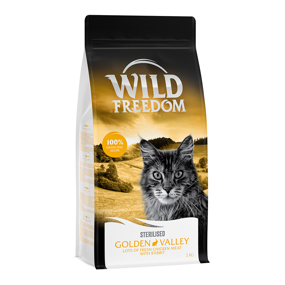 Wild Freedom Adult "Golden Valley" Sterilised, królik - bezzbożowa receptura - 2 kg