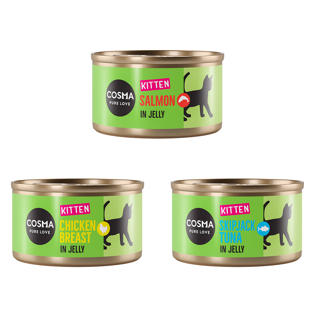 Cosma Original Kitten, 6 x 85 g - Pakiet mieszany