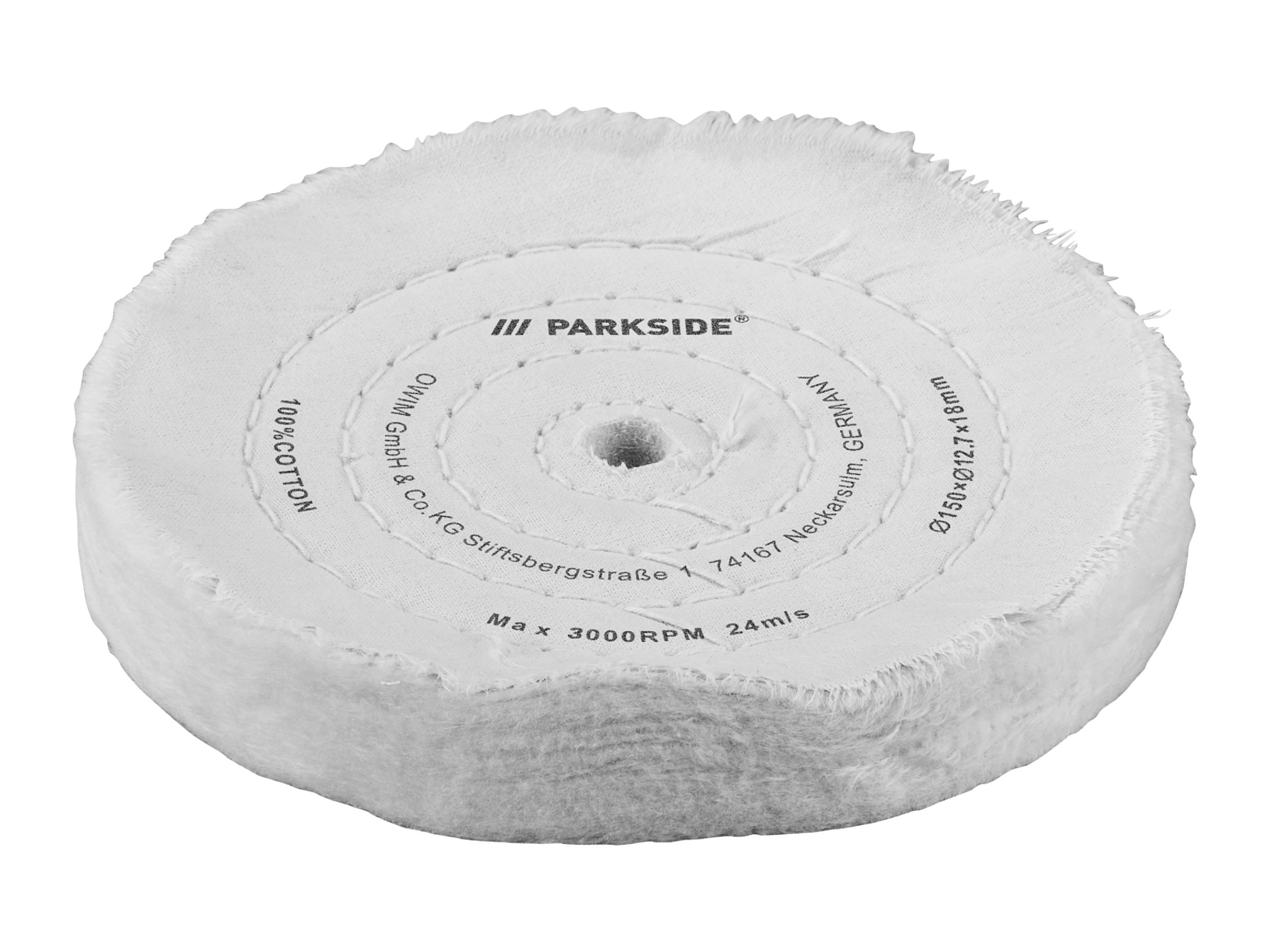 PARKSIDE® Akcesoria do szlifierki stojącej PSBS 240 C2  (Bawełniana tarcza polerska 150 mm)