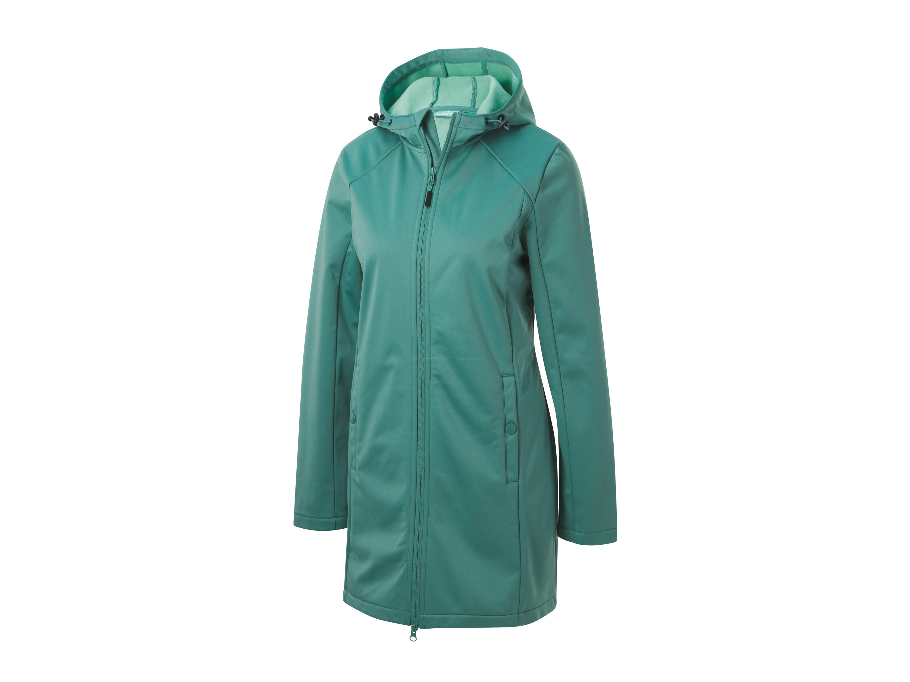 CRIVIT Płaszcz damski softshell, hydrofobowy (Zielony, S(36/38))