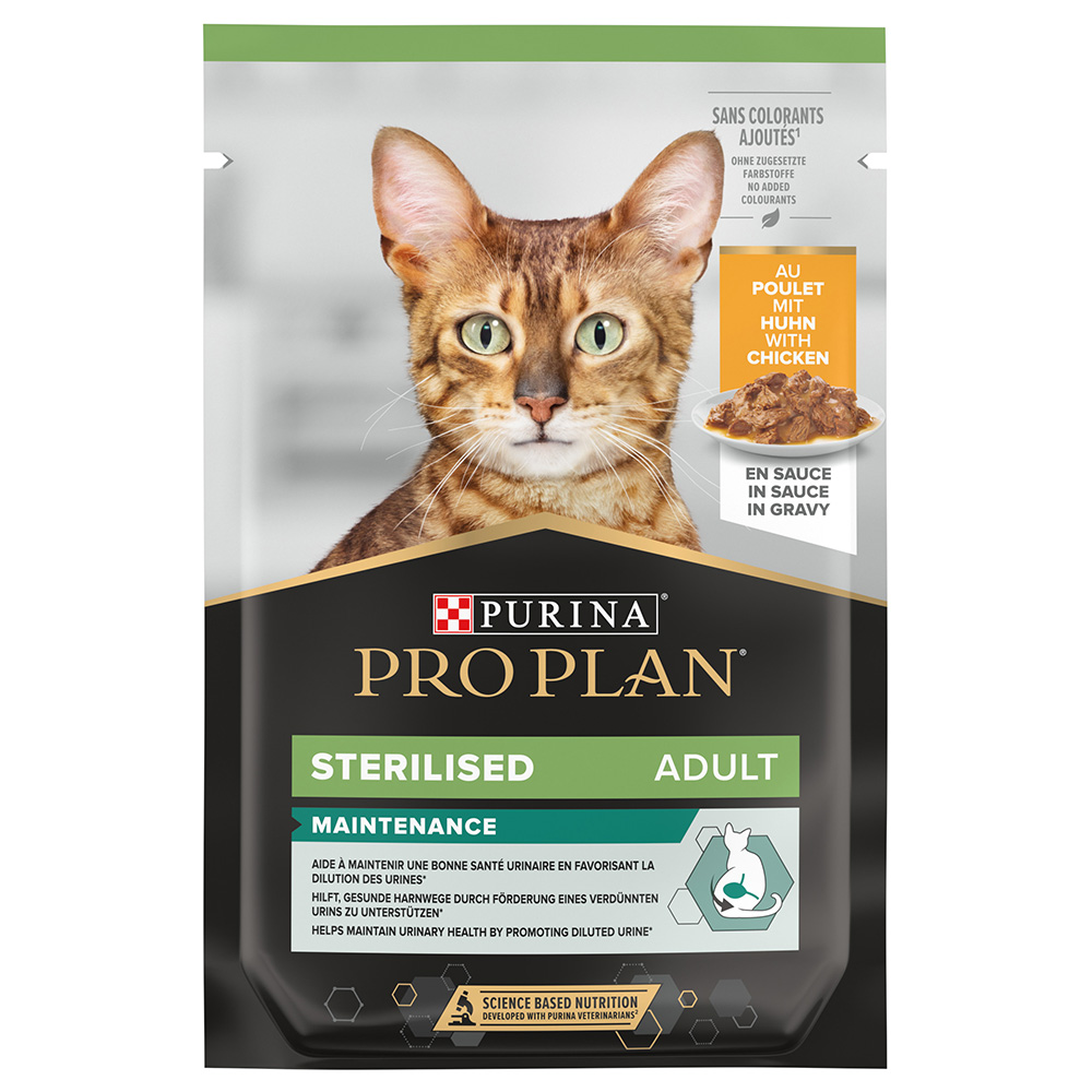 PURINA PRO PLAN Sterilised Adult Maintenance - Kurczak, 6 x 85 g