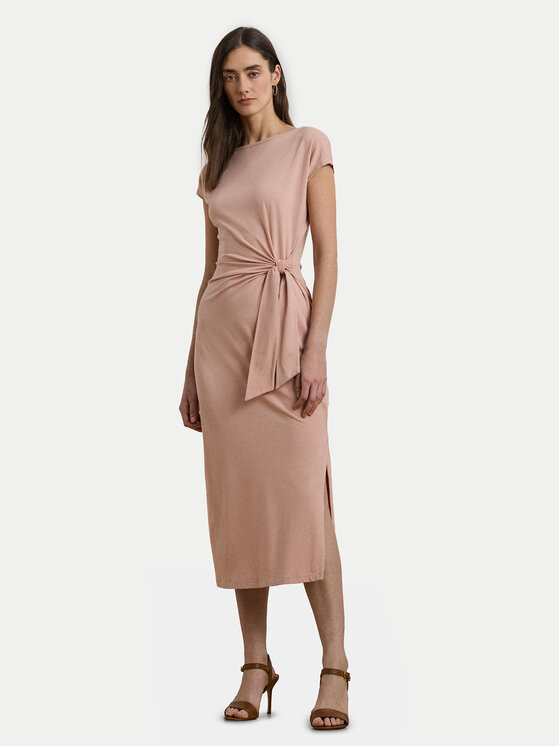 LAUREN RALPH LAUREN Sukienka dzianinowa 250964086001 Różowy Regular Fit