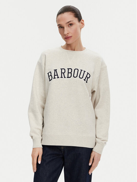 Barbour Bluza LOL0591WH71 Szary Regular Fit