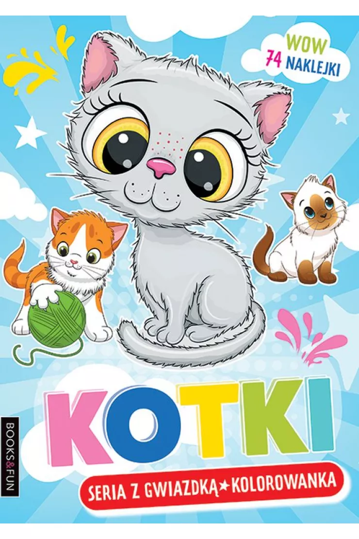 Kotki. Kolorowanka