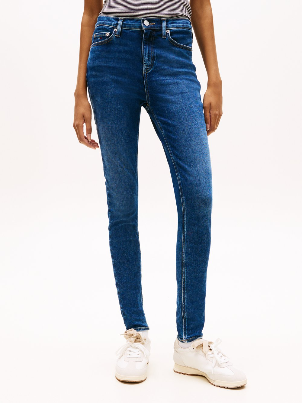 Tommy Jeans Dżinsy skinny - Nora Kobiety Bawełna niebieski, 28-32