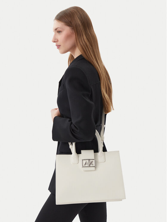 Armani Exchange Torebka XW000305 AF12039 U0011 Écru