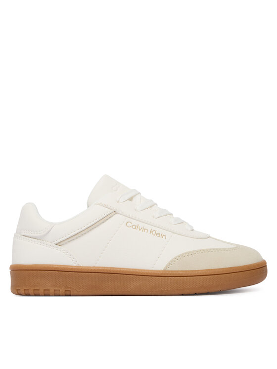 Calvin Klein Sneakersy Low Cut Lace-Up Sneaker V3X9-83159-1269 S Biały