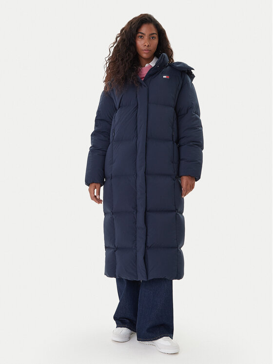 Tommy Jeans Kurtka puchowa Alaska DW0DW21977 Granatowy Regular Fit