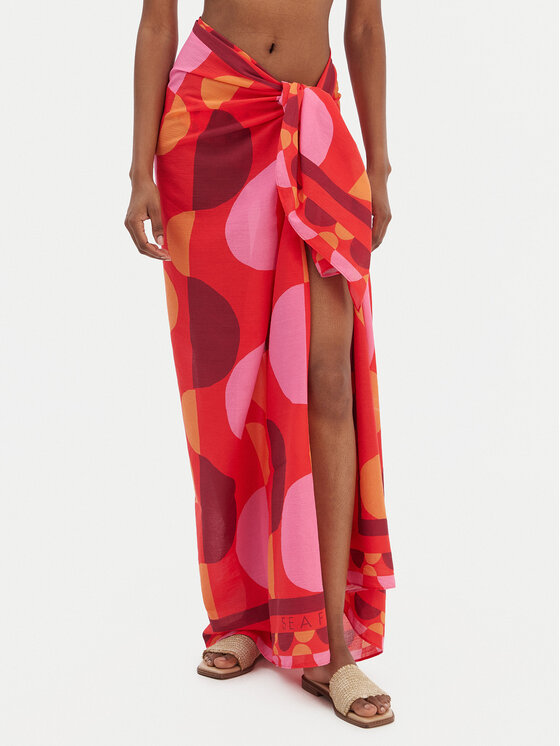 Seafolly Pareo Sorrento 55572-SG Pomarańczowy