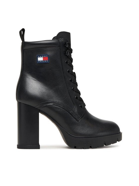 Tommy Jeans Trzewiki Tjw Lace Up EN0EN02832 Czarny