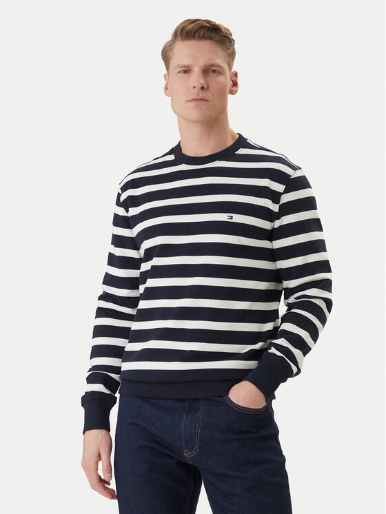 Tommy Hilfiger Bluza Ess MW0MW41352 Granatowy Regular Fit